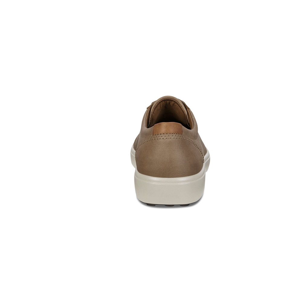 Mens Sneakers - ECCO Soft 7S - Brown - 3784TSILU